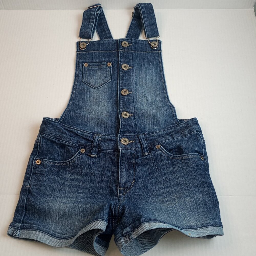 Levi's Girls Blue Denim Jean Shortalls